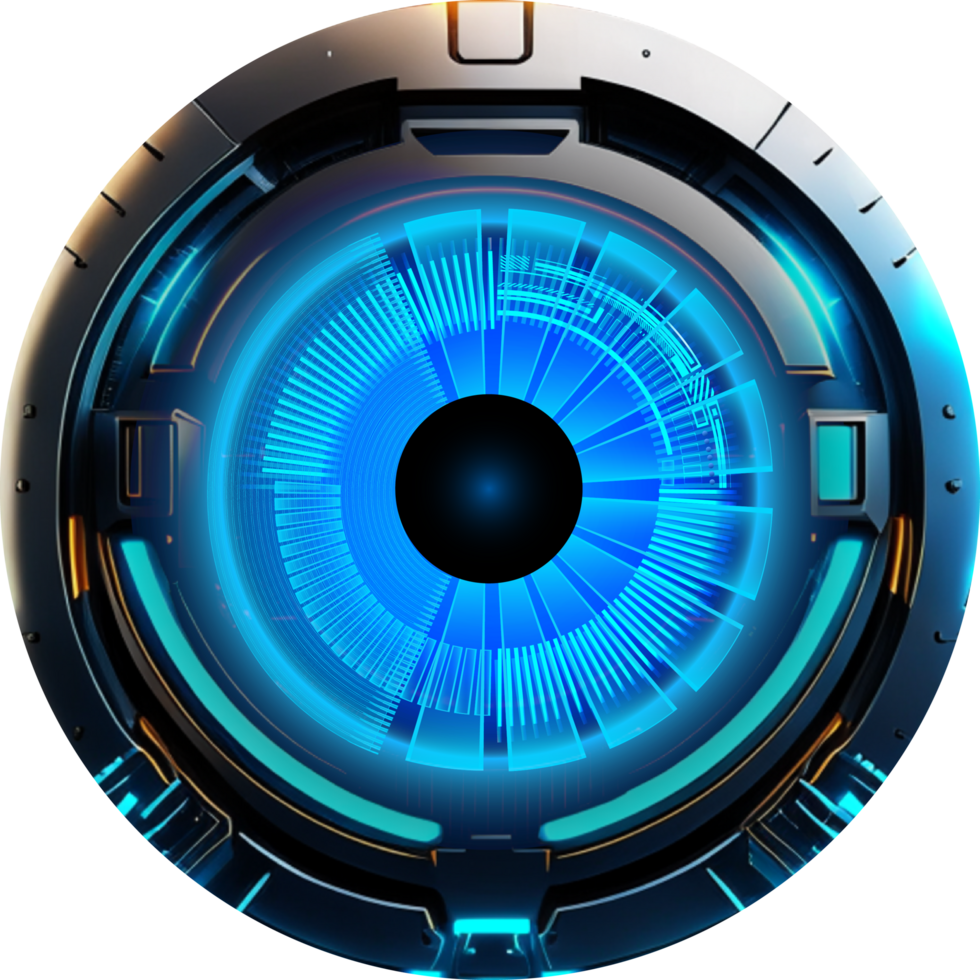 Modern Technology Eye Cybersecurity Crop-out png