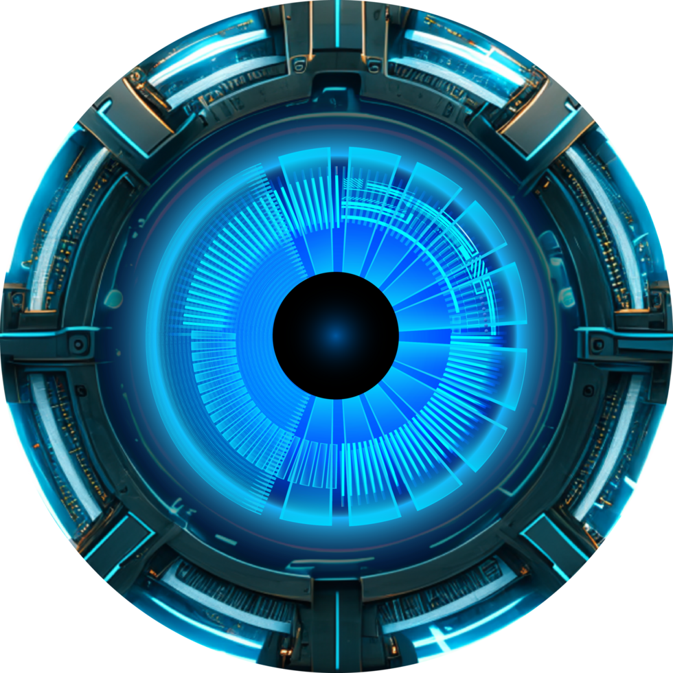Modern Technology Eye Cybersecurity Crop-out png