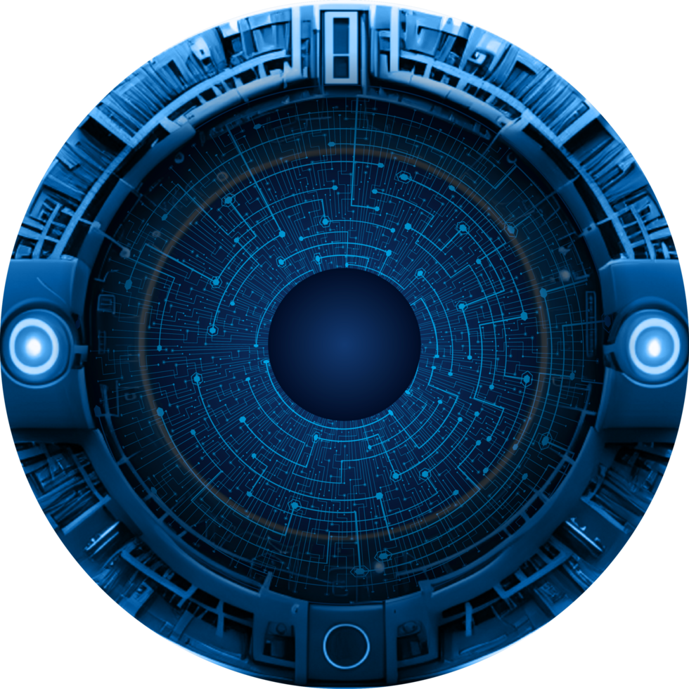 Modern Technology Eye Cybersecurity Crop-out png