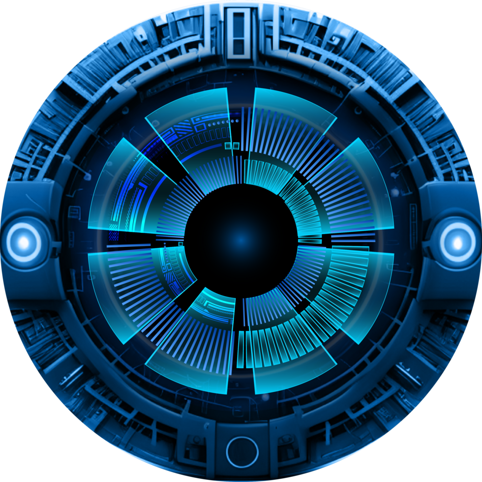 Modern Technology Eye Cybersecurity Crop-out png