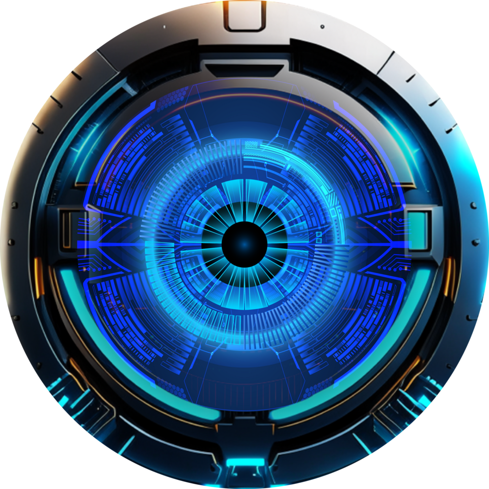 Modern Technology Eye Cybersecurity Crop-out png