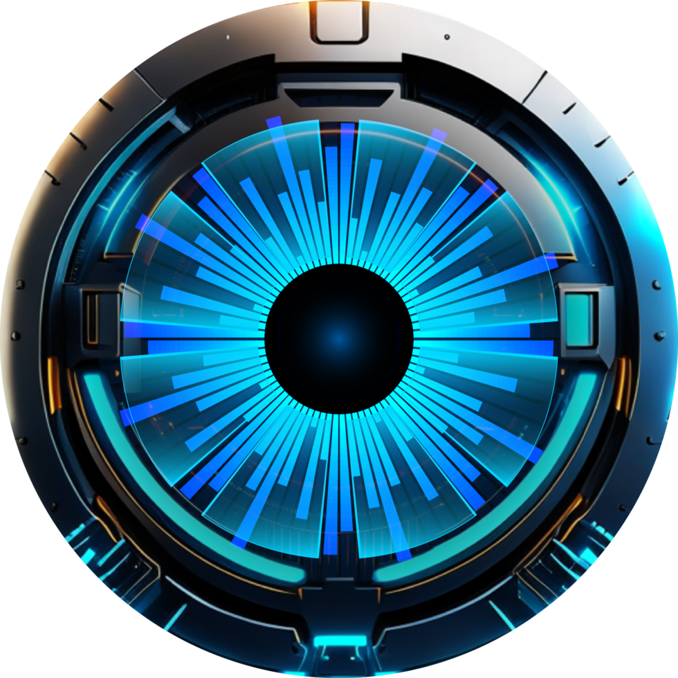 Modern Technology Eye Cybersecurity Crop-out png