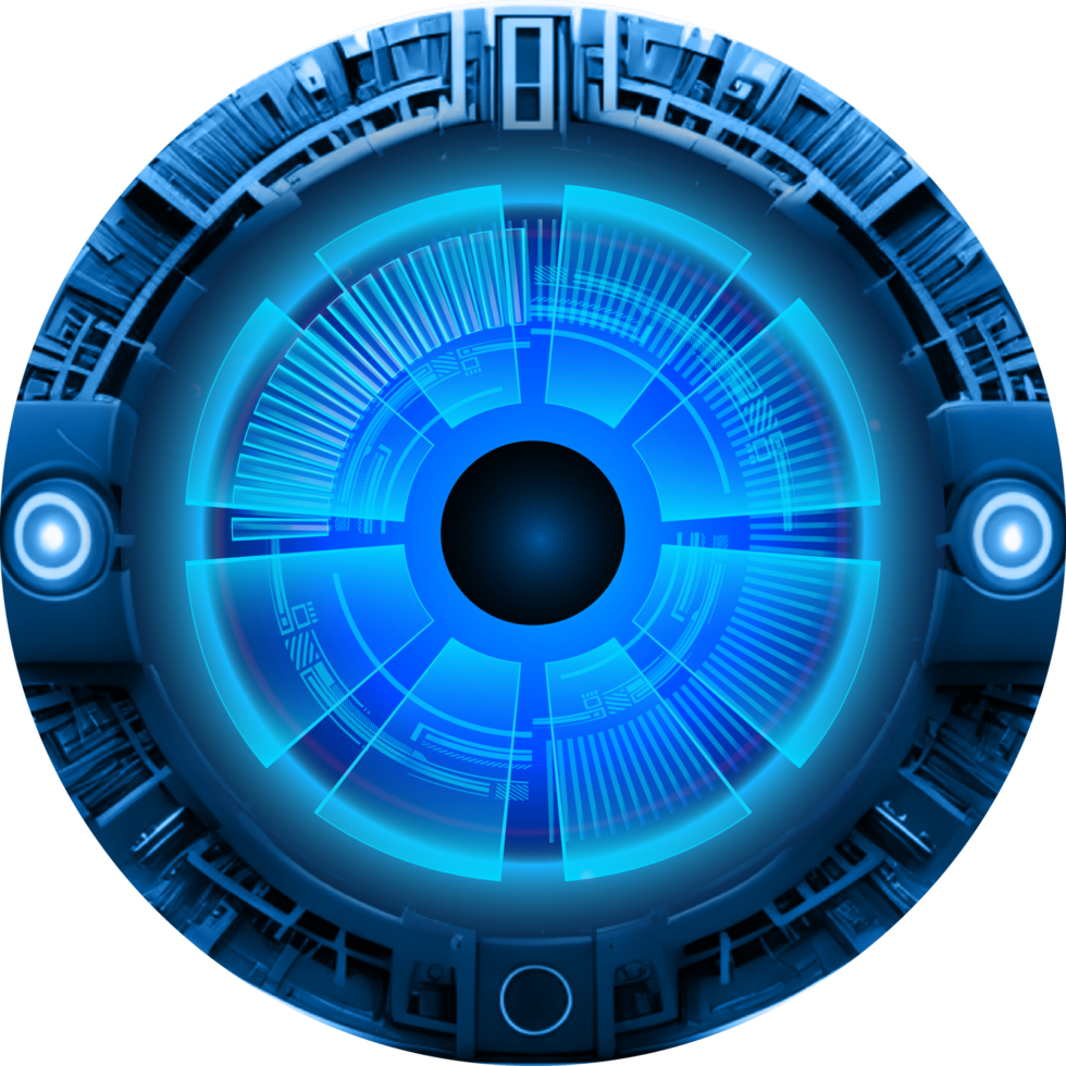 Modern Technology Eye Cybersecurity Crop-out png