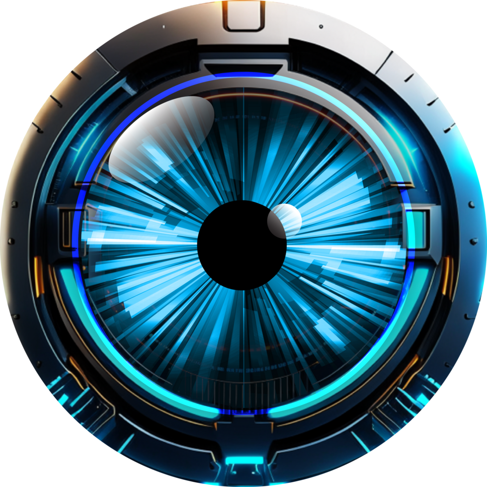 Modern Technology Eye Cybersecurity Crop-out png