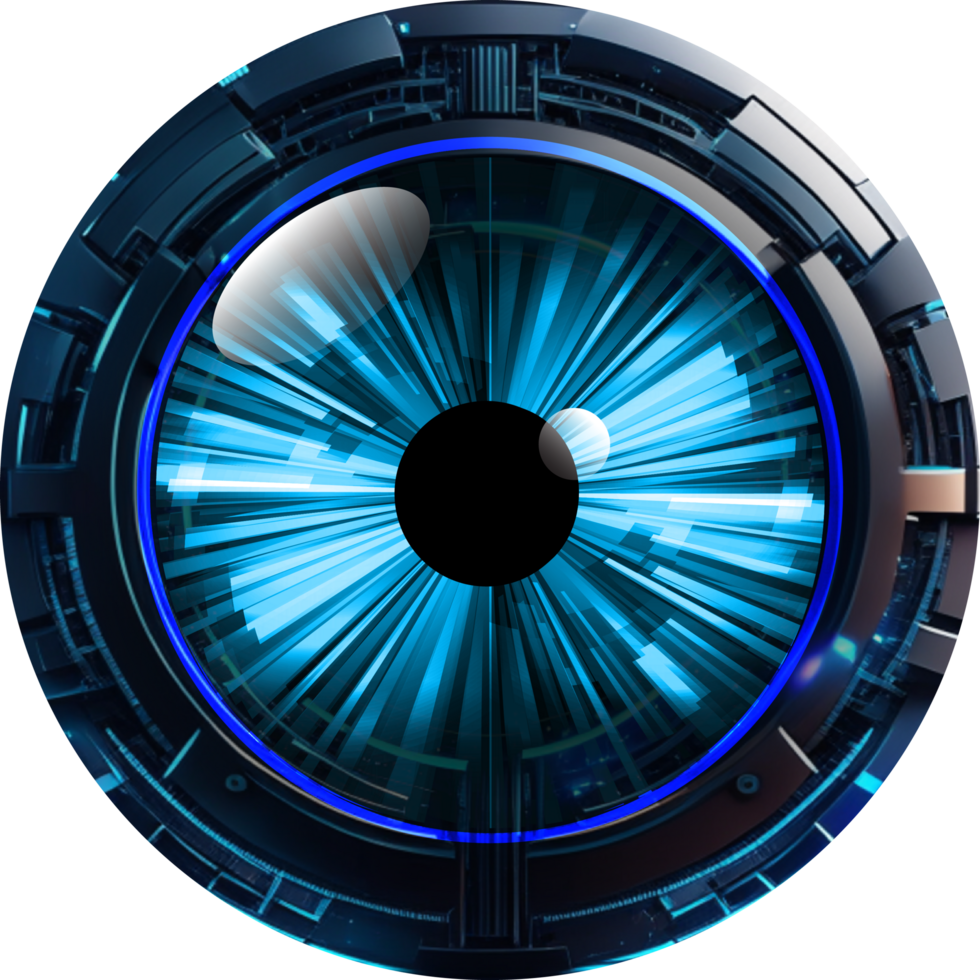 Modern Technology Eye Cybersecurity Crop-out png