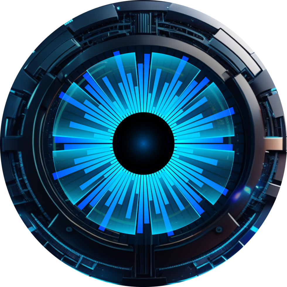 Modern Technology Eye Cybersecurity Crop-out png