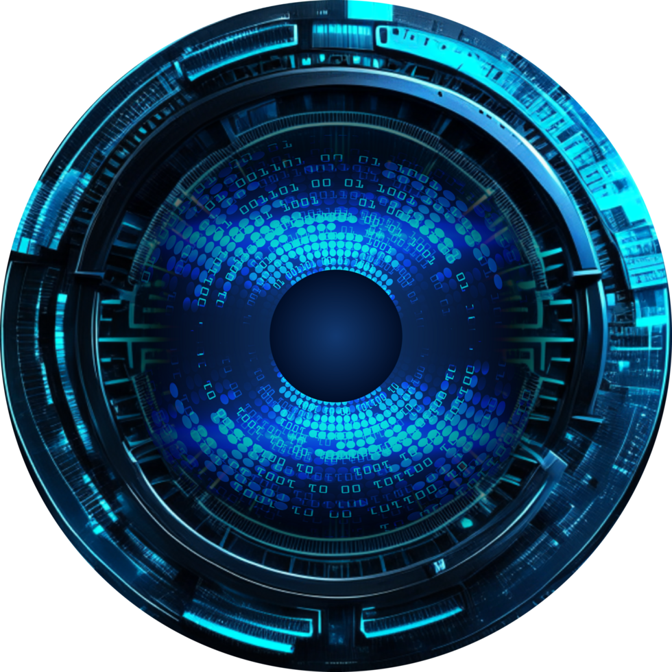 Modern Technology Eye Cybersecurity Crop-out png