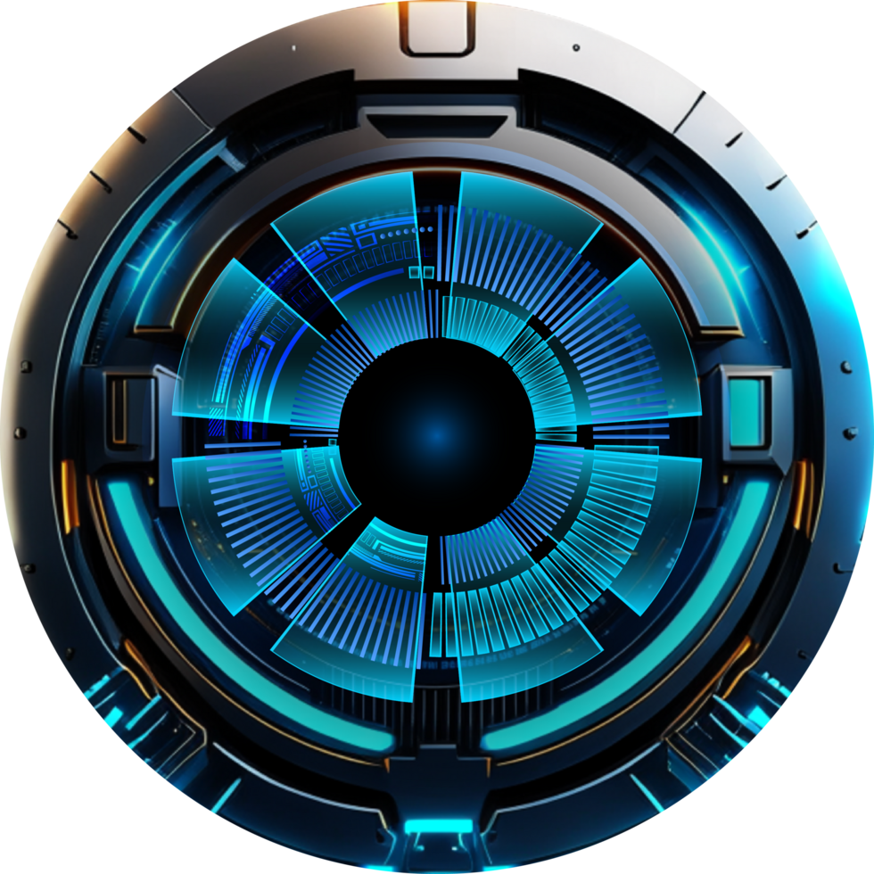 Modern Technology Eye Cybersecurity Crop-out png