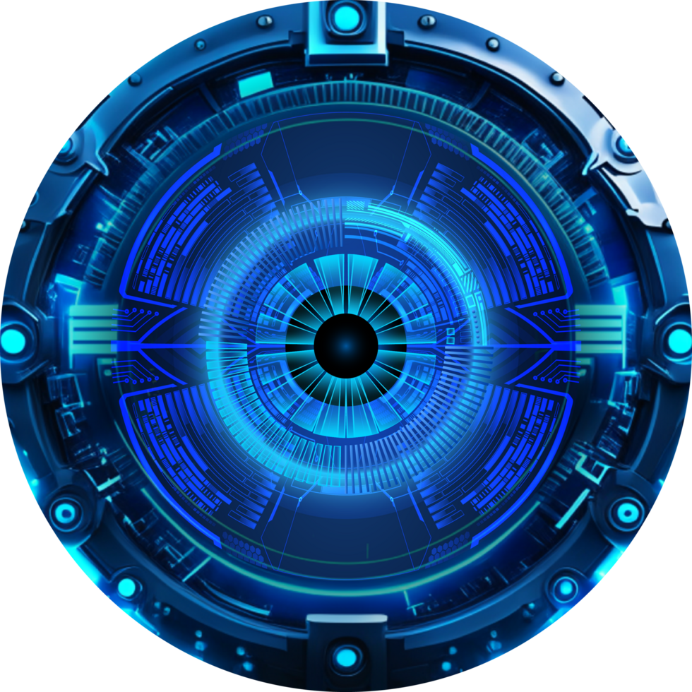 Modern Technology Eye Cybersecurity Crop-out png