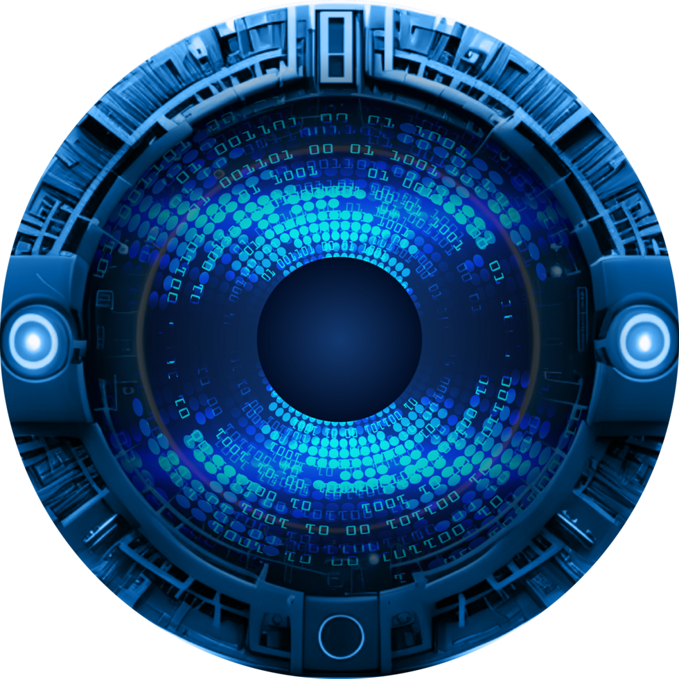 Modern Technology Eye Cybersecurity Crop-out png