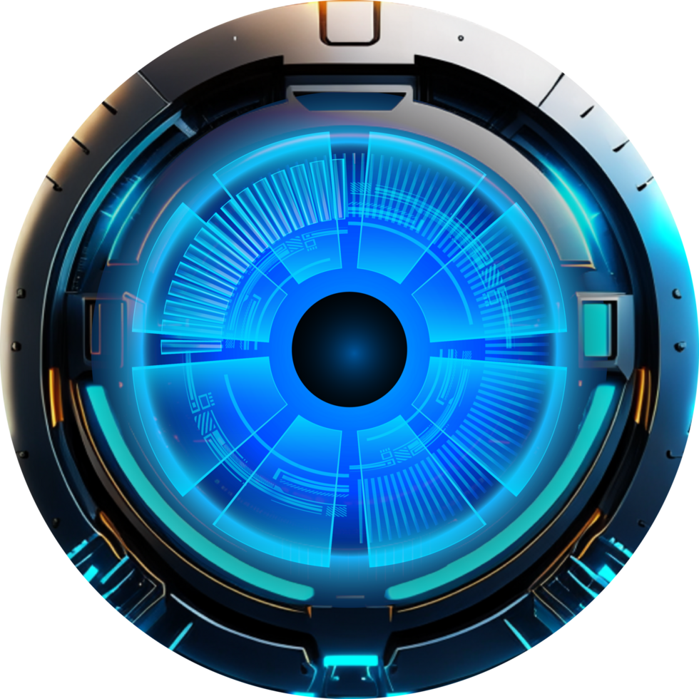 Modern Technology Eye Cybersecurity Crop-out png
