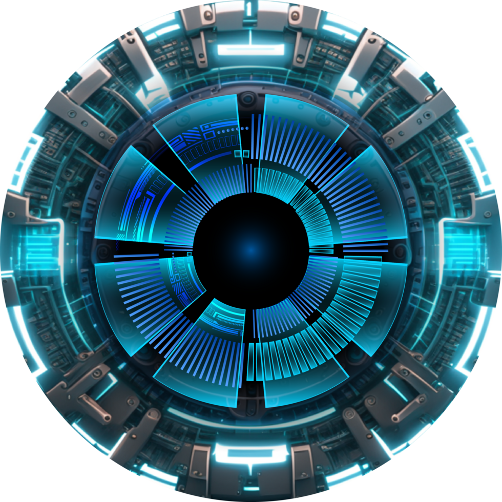 Modern Technology Eye Cybersecurity Crop-out png