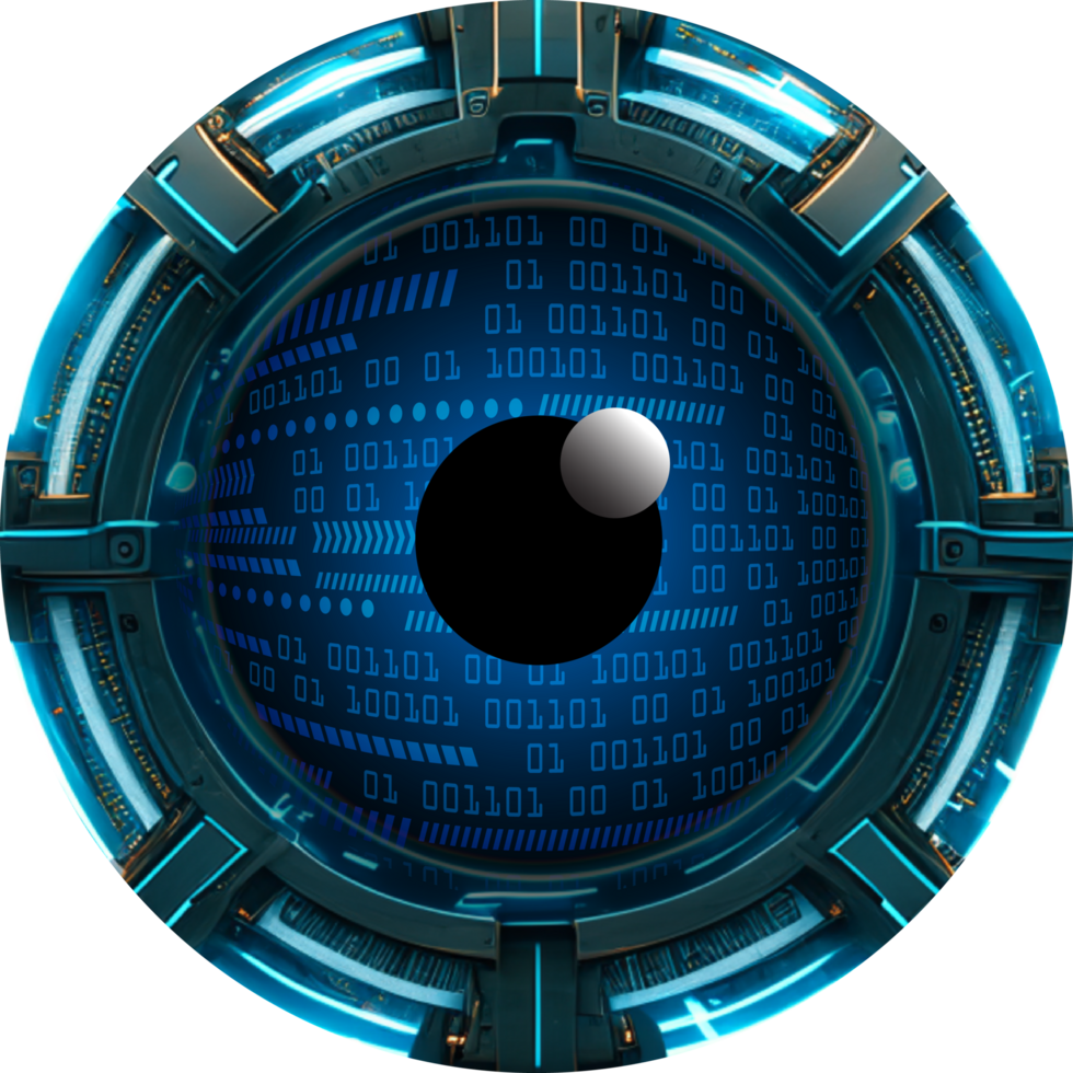 Modern Technology Eye Cybersecurity Crop-out png