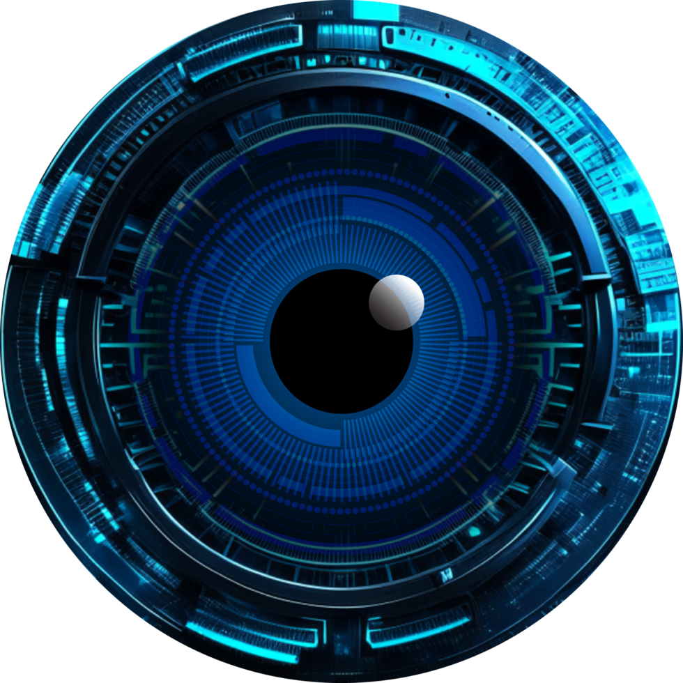 Modern Technology Eye Cybersecurity Crop-out png