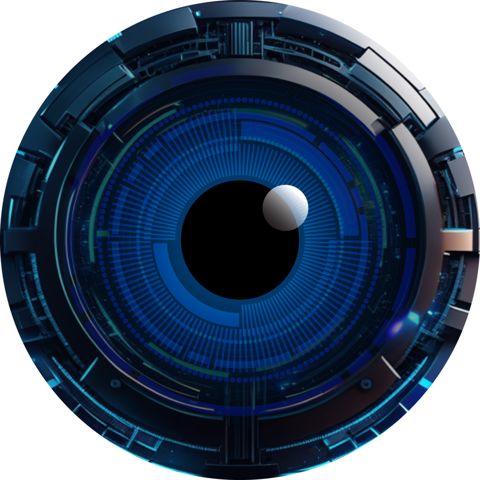 Modern Technology Eye Cybersecurity Crop-out png