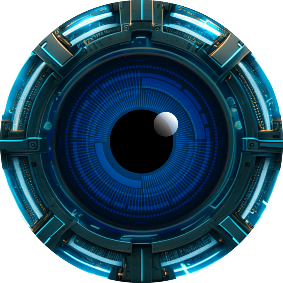 Modern Technology Eye Cybersecurity Crop-out png