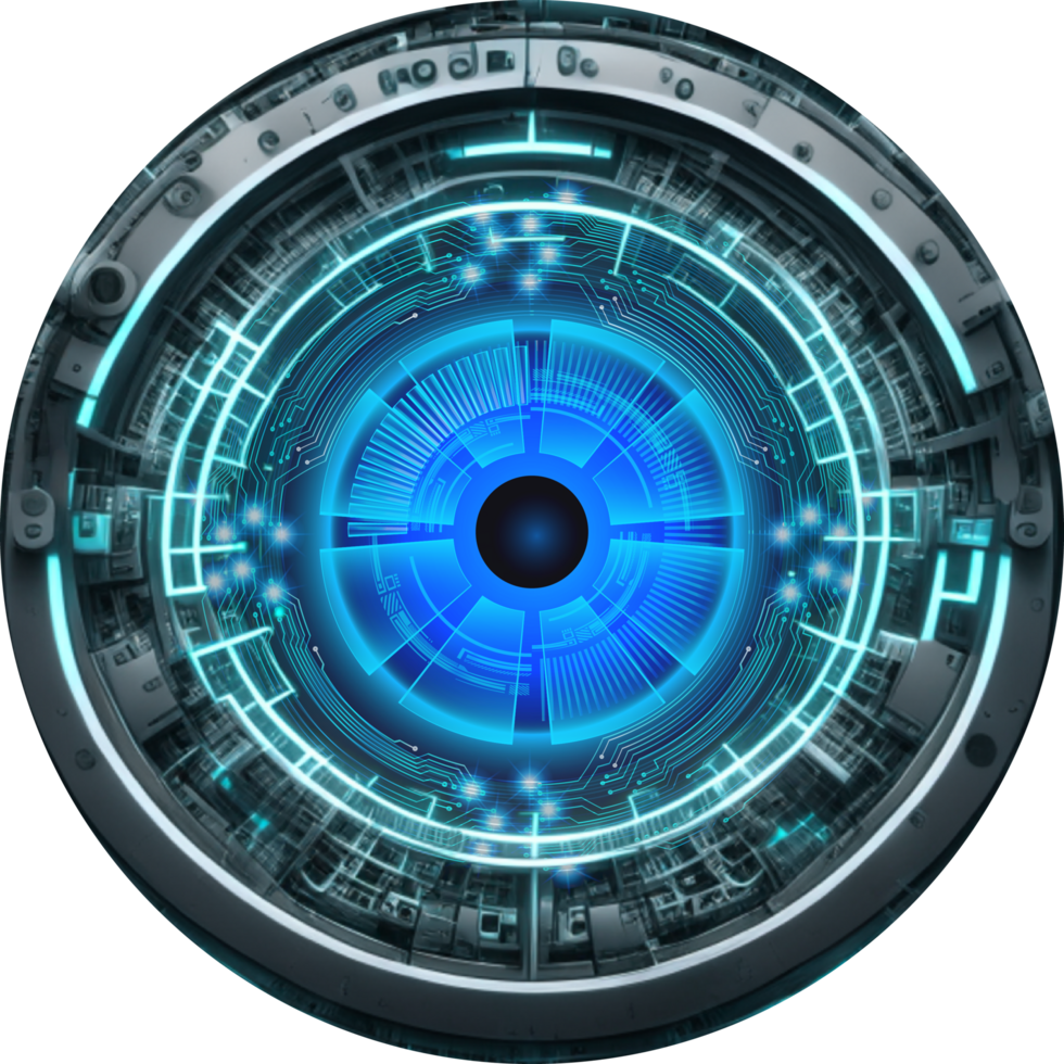 Modern Technology Eye Cybersecurity Crop-out png