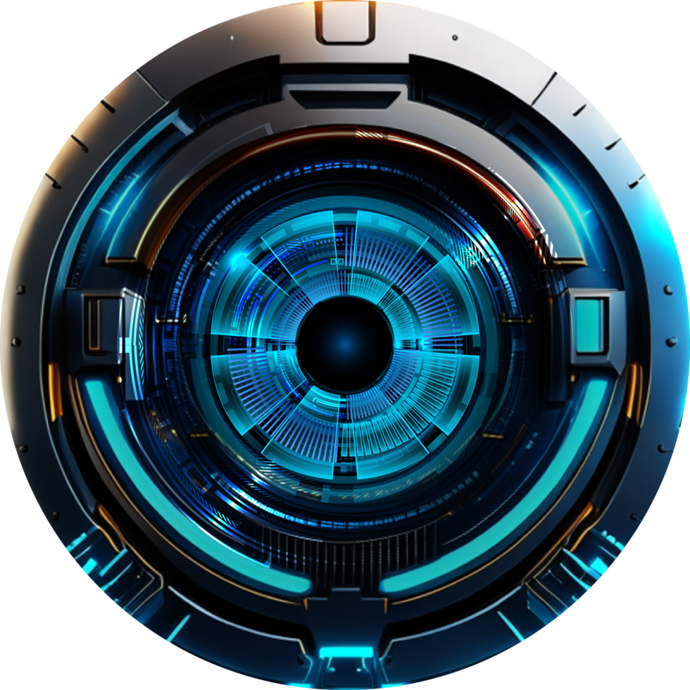 Modern Technology Eye Cybersecurity Crop-out png