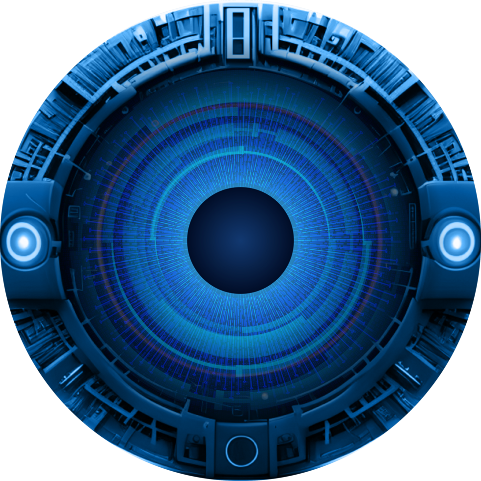 Modern Technology Eye Cybersecurity Crop-out png