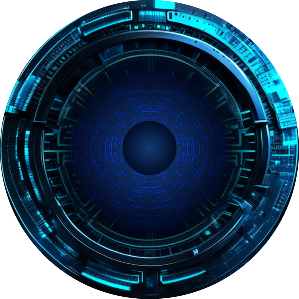 Modern Technology Eye Cybersecurity Crop-out png