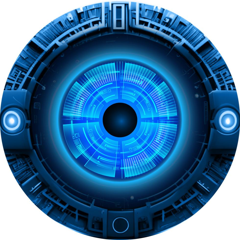 Modern Technology Eye Cybersecurity Crop-out png
