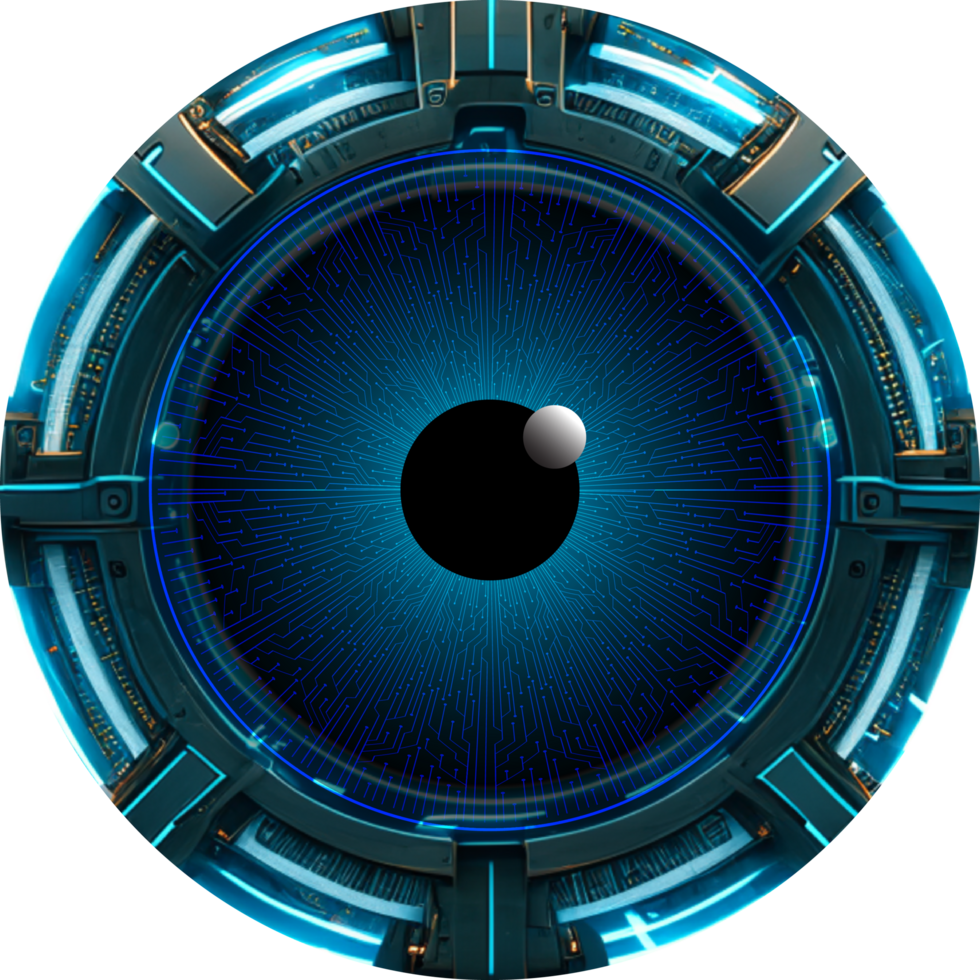 Modern Technology Eye Cybersecurity Crop-out png