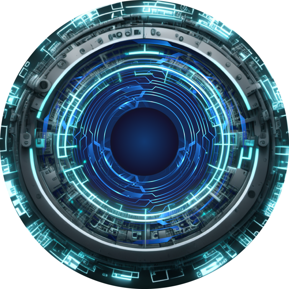 Modern Technology Eye Cybersecurity Crop-out png