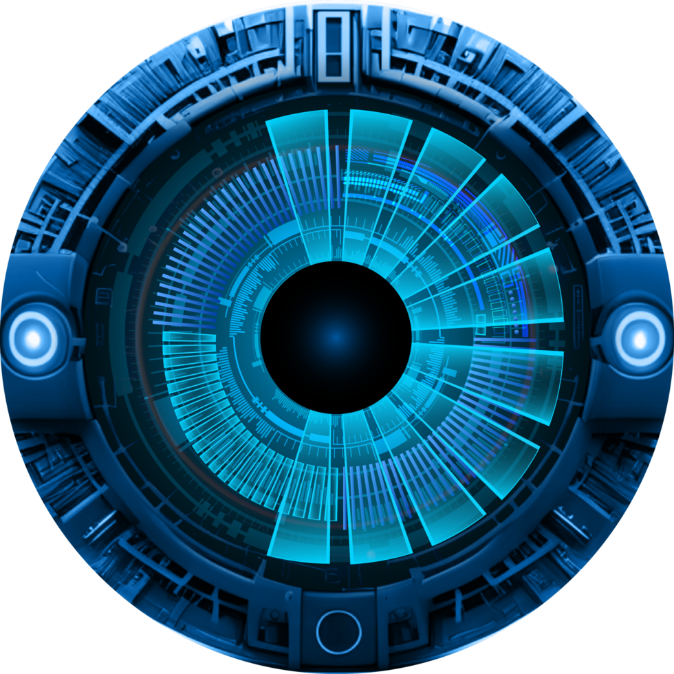 Modern Technology Eye Cybersecurity Crop-out png