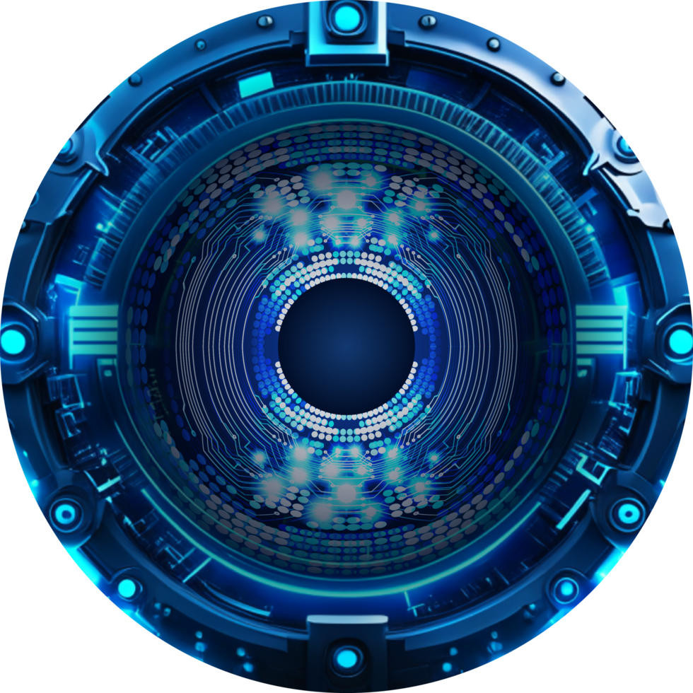 Modern Technology Eye Cybersecurity Crop-out png