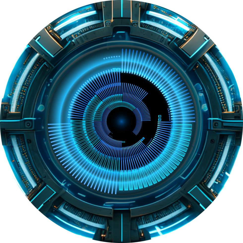 Modern Technology Eye Cybersecurity Crop-out png