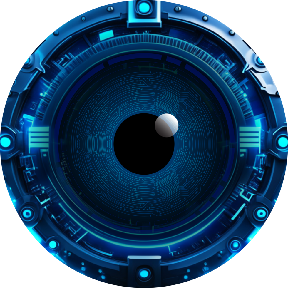 Modern Technology Eye Cybersecurity Crop-out png