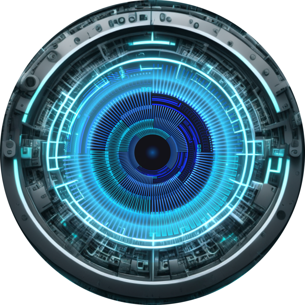 Modern Technology Eye Cybersecurity Crop-out png