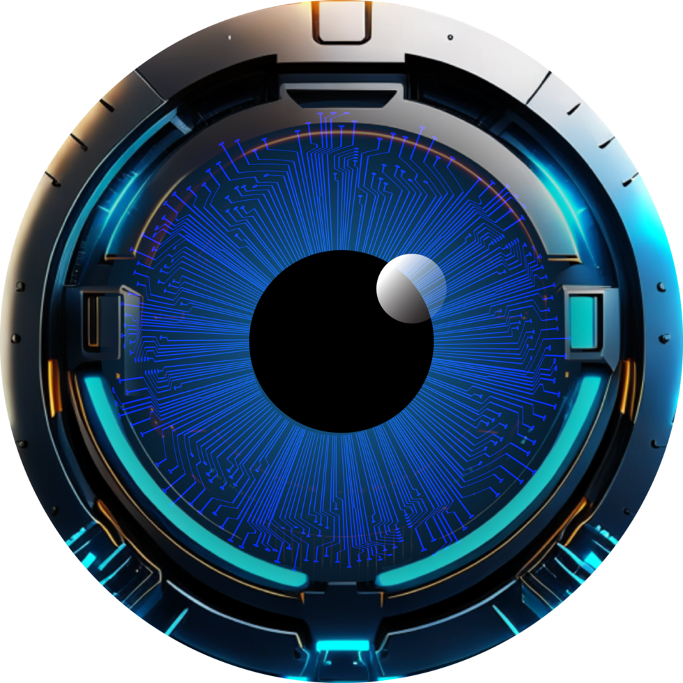 Modern Technology Eye Cybersecurity Crop-out png