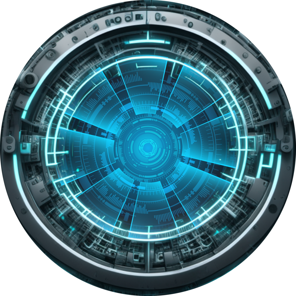 Modern Technology Eye Cybersecurity Crop-out png