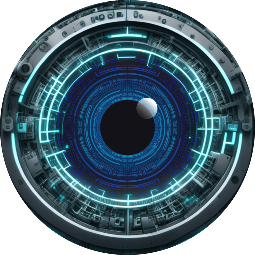 Modern Technology Eye Cybersecurity Crop-out png