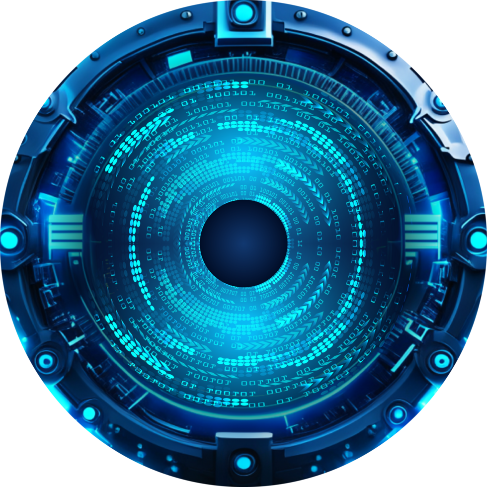 Modern Technology Eye Cybersecurity Crop-out png