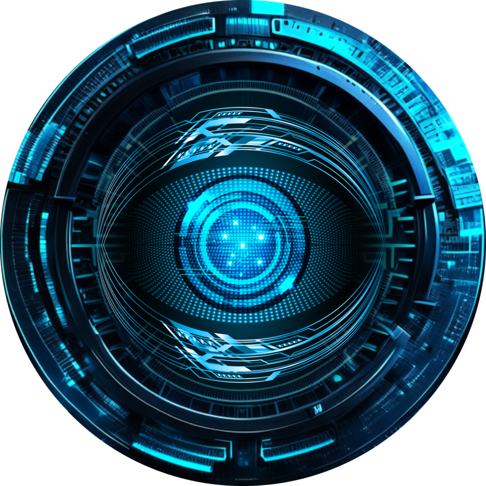 Modern Technology Eye Cybersecurity Crop-out png