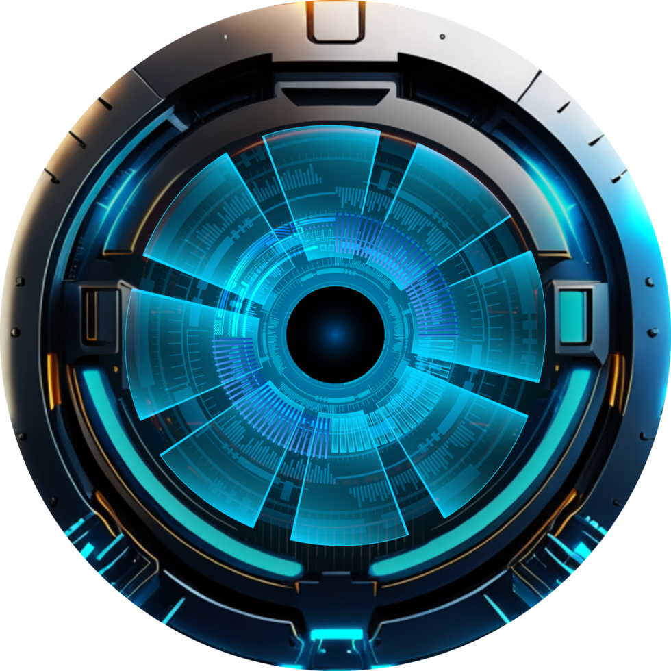 Modern Technology Eye Cybersecurity Crop-out png