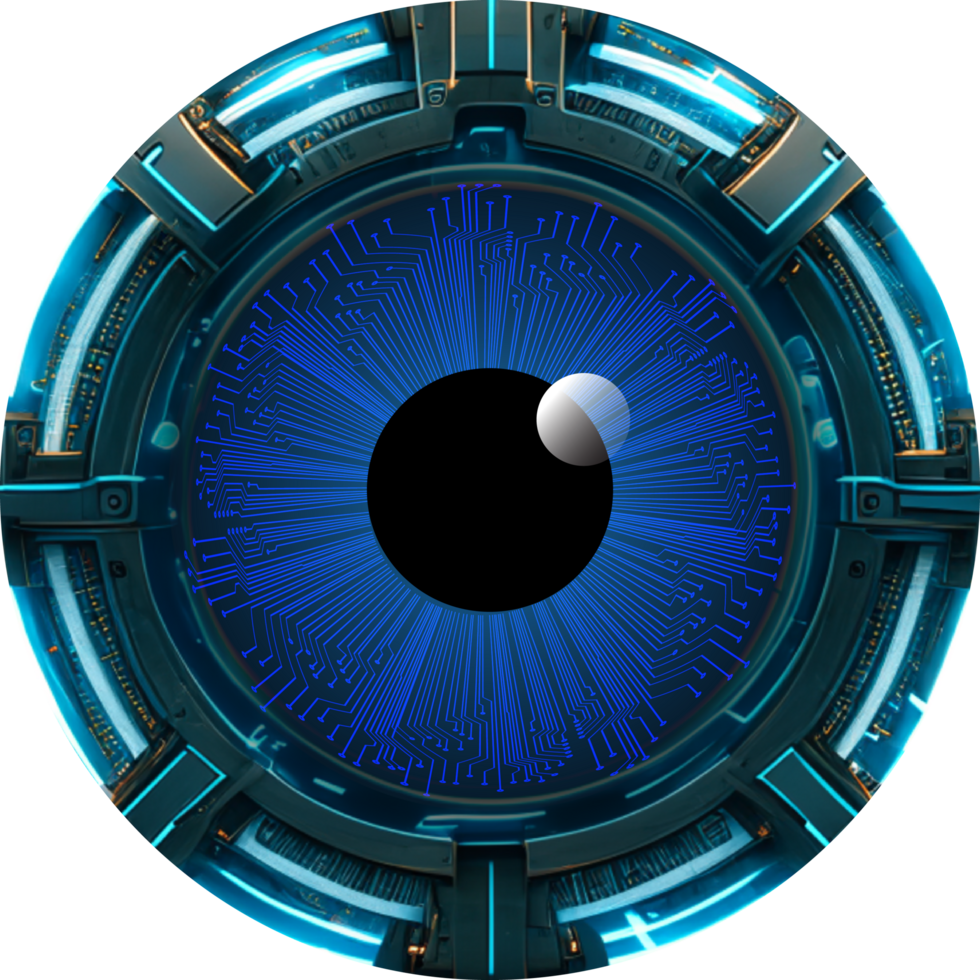 Modern Technology Eye Cybersecurity Crop-out png