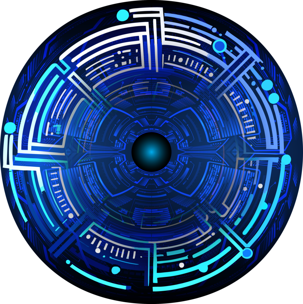 Modern Technology Eye Cybersecurity Crop-out png