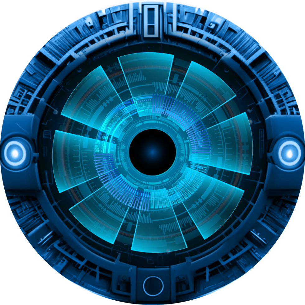 Modern Technology Eye Cybersecurity Crop-out png