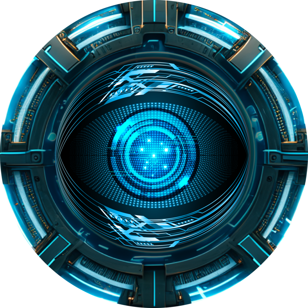 Modern Technology Eye Cybersecurity Crop-out png