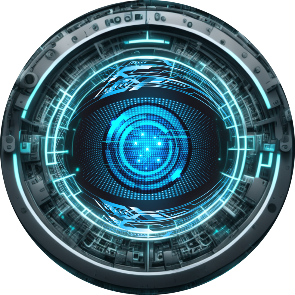 Modern Technology Eye Cybersecurity Crop-out png