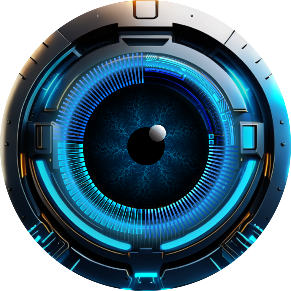 Modern Technology Eye Cybersecurity Crop-out png