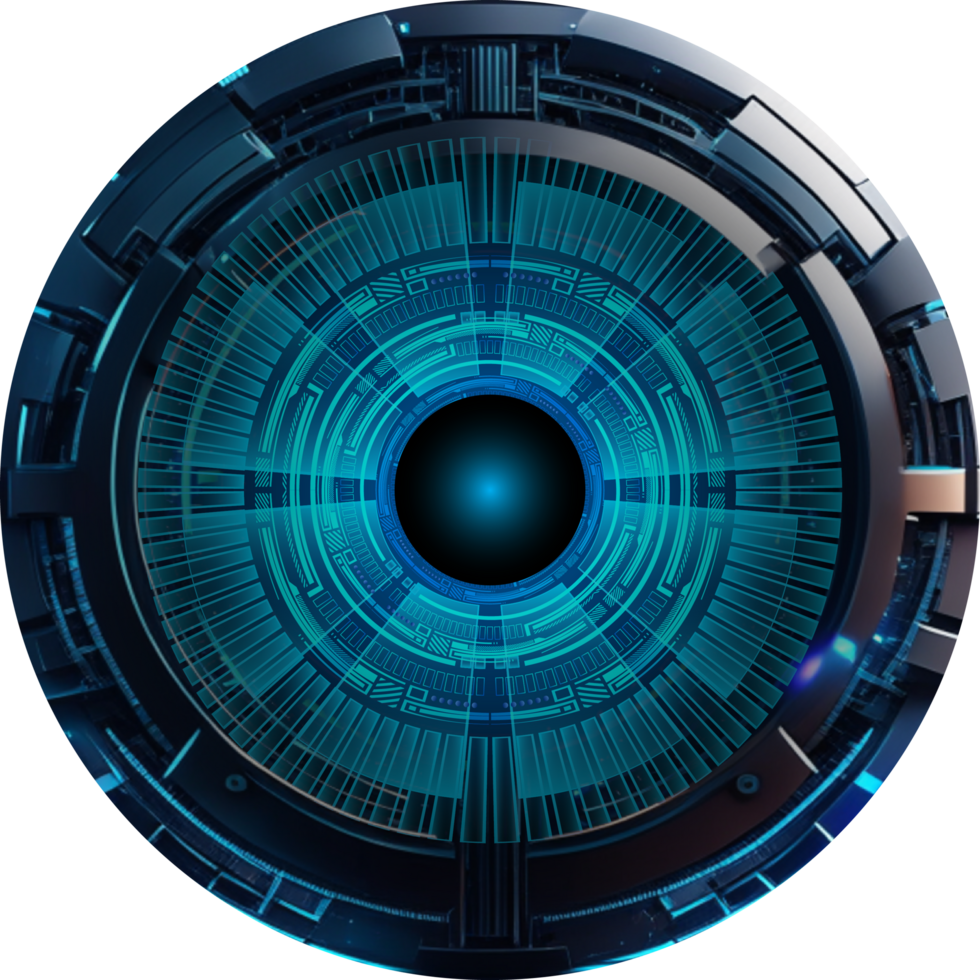 Modern Technology Eye Cybersecurity Crop-out png