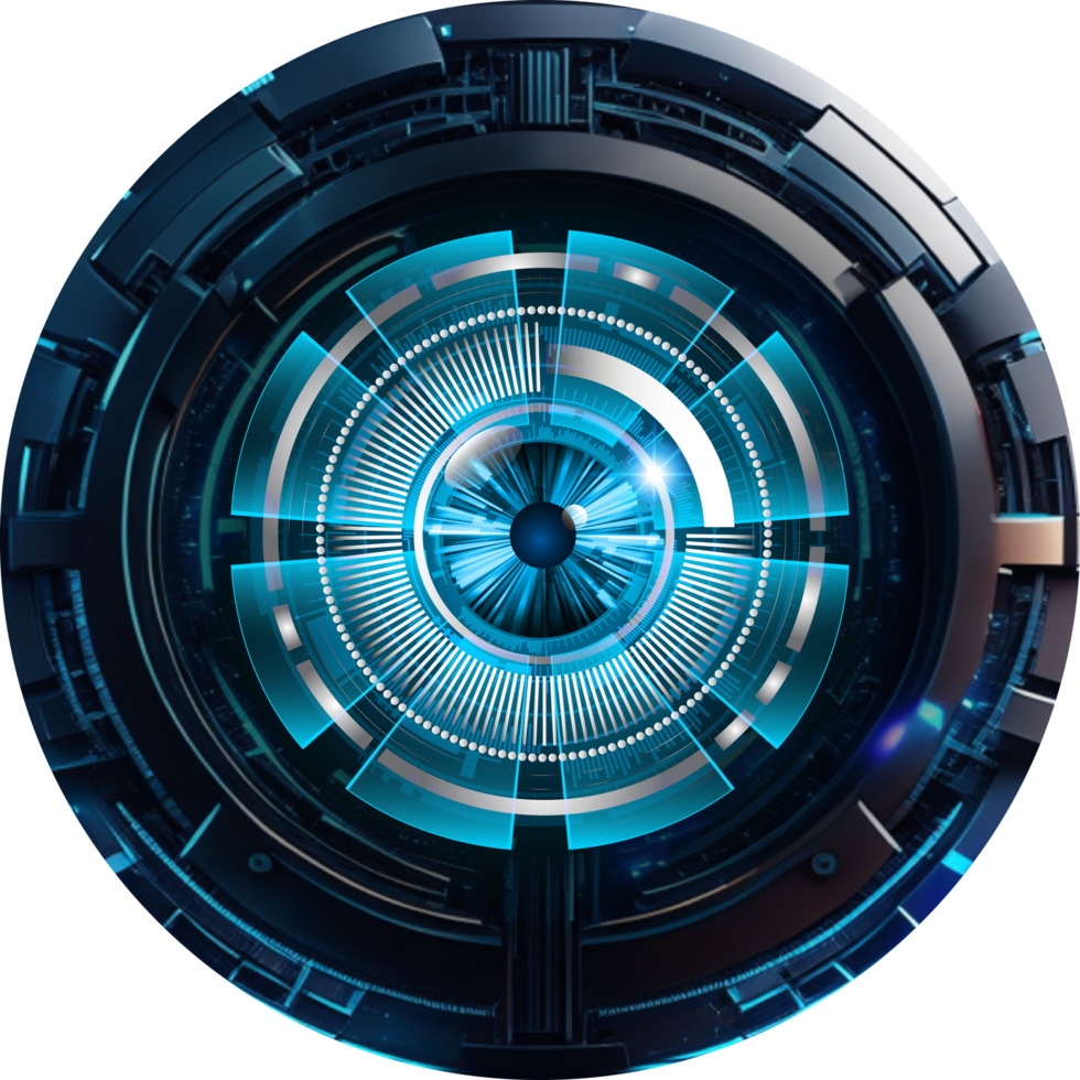 Modern Technology Eye Cybersecurity Crop-out png
