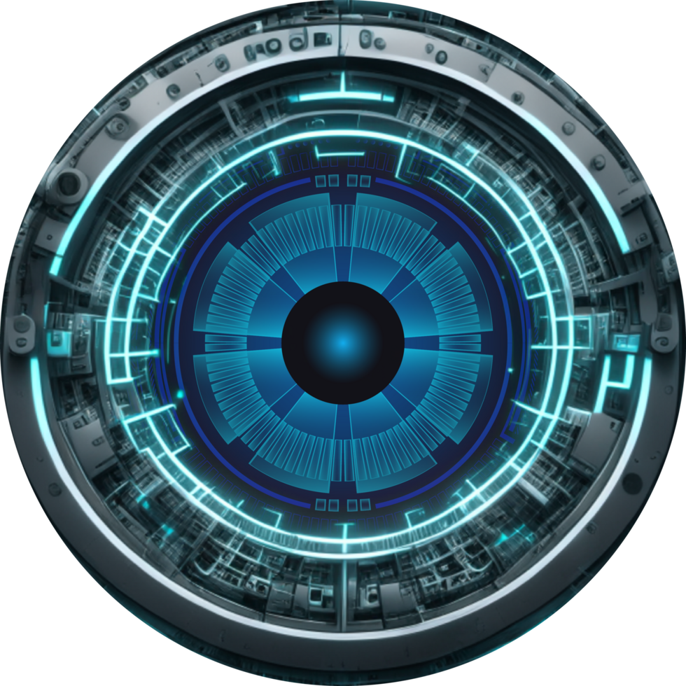Modern Technology Eye Cybersecurity Crop-out png