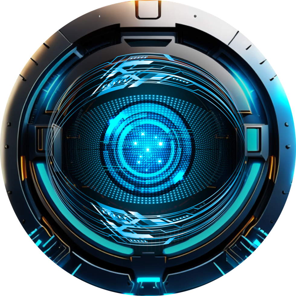 Modern Technology Eye Cybersecurity Crop-out png
