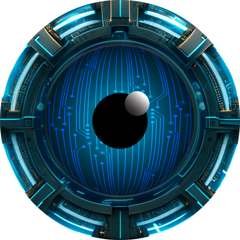 Modern Technology Eye Cybersecurity Crop-out png