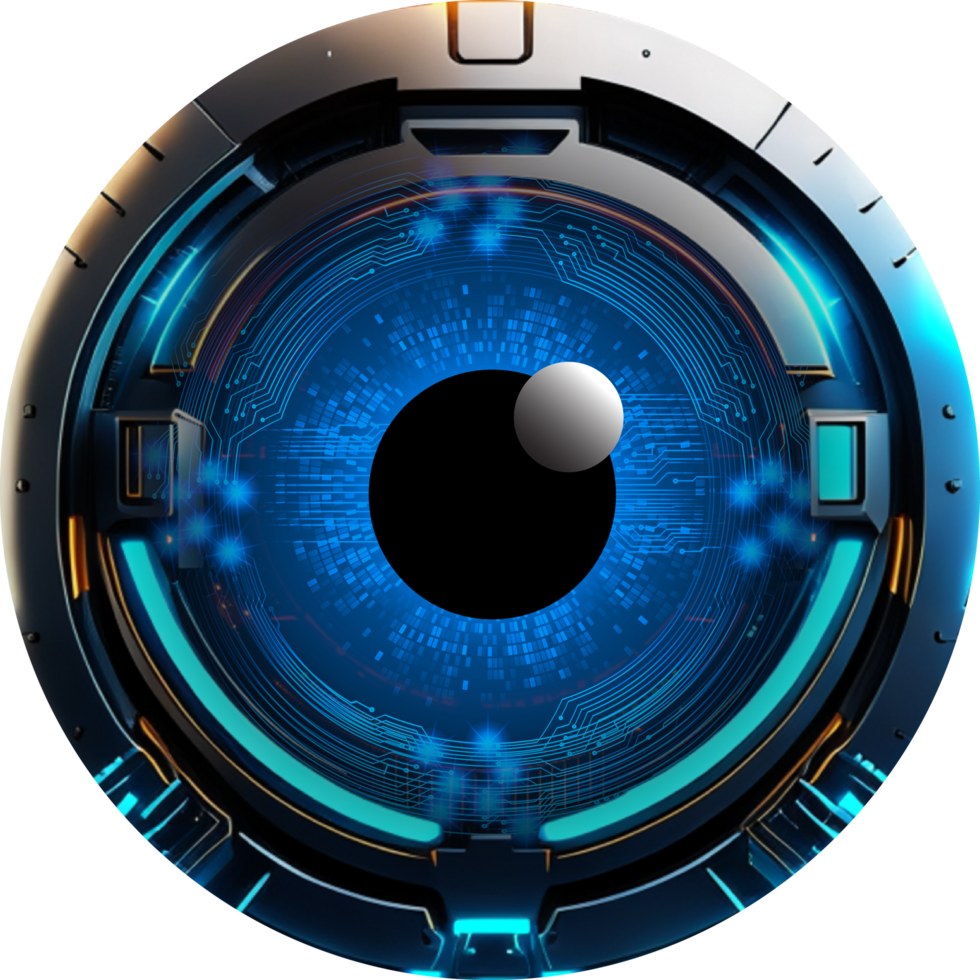 Modern Technology Eye Cybersecurity Crop-out png